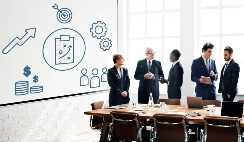 strategy business brainstorming graphic concept 53876 133833